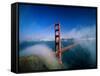 Golden Gate Bridge with Mist and Fog, San Francisco, California, USA-Steve Vidler-Framed Stretched Canvas