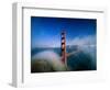 Golden Gate Bridge with Mist and Fog, San Francisco, California, USA-Steve Vidler-Framed Photographic Print