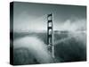 Golden Gate Bridge with Mist and Fog, San Francisco, California, USA-Steve Vidler-Stretched Canvas