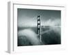 Golden Gate Bridge with Mist and Fog, San Francisco, California, USA-Steve Vidler-Framed Photographic Print