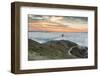 Golden Gate Bridge with morning fog shot at sunrise from Slackers Hill. San Francisco, Marin County-ClickAlps-Framed Photographic Print