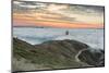 Golden Gate Bridge with morning fog shot at sunrise from Slackers Hill. San Francisco, Marin County-ClickAlps-Mounted Photographic Print