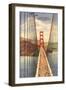 Golden Gate Bridge with Planes, San Francisco, California-null-Framed Art Print