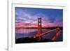 Golden Gate Bridge-Berthold Dieckfoss-Framed Giclee Print