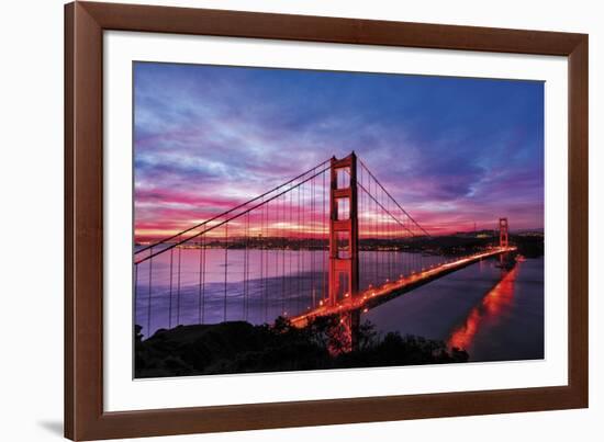 Golden Gate Bridge-Berthold Dieckfoss-Framed Giclee Print