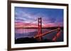 Golden Gate Bridge-Berthold Dieckfoss-Framed Giclee Print