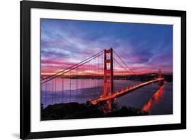Golden Gate Bridge-Berthold Dieckfoss-Framed Giclee Print