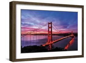 Golden Gate Bridge-Berthold Dieckfoss-Framed Giclee Print