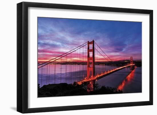 Golden Gate Bridge-Berthold Dieckfoss-Framed Giclee Print