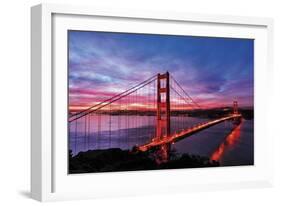 Golden Gate Bridge-Berthold Dieckfoss-Framed Giclee Print