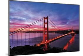 Golden Gate Bridge-Berthold Dieckfoss-Mounted Giclee Print