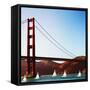 Golden Gate Bridge-JoSon-Framed Stretched Canvas