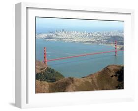 Golden Gate Bridge-Noah Berger-Framed Premium Photographic Print