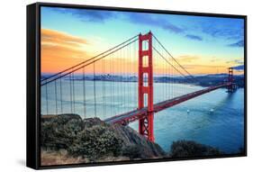 Golden Gate Bridge-prochasson-Framed Stretched Canvas