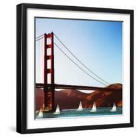 Golden Gate Bridge-JoSon-Framed Photographic Print