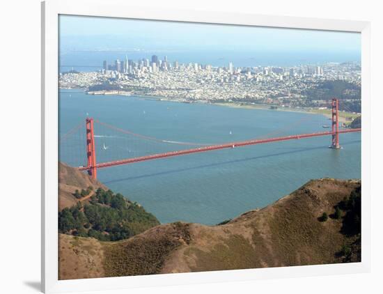 Golden Gate Bridge-Noah Berger-Framed Photographic Print