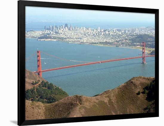 Golden Gate Bridge-Noah Berger-Framed Photographic Print