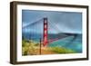 Golden Gate Bridge-Robert Kaler-Framed Photographic Print