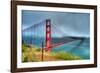 Golden Gate Bridge-Robert Kaler-Framed Photographic Print