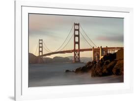 Golden Gate Bridge-Ron Langager-Framed Photographic Print