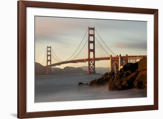 Golden Gate Bridge-Ron Langager-Framed Photographic Print