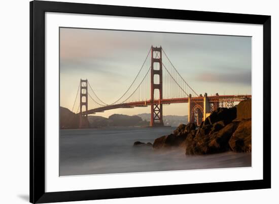 Golden Gate Bridge-Ron Langager-Framed Photographic Print