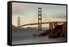 Golden Gate Bridge-Ron Langager-Framed Stretched Canvas