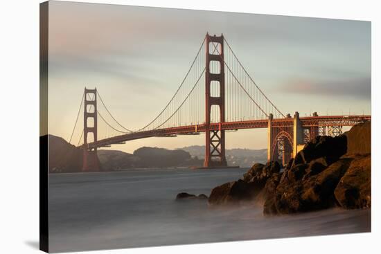 Golden Gate Bridge-Ron Langager-Stretched Canvas