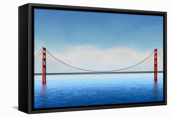 Golden Gate Bridge-Matthias Kulka-Framed Stretched Canvas