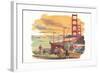 Golden Gate Bridge-null-Framed Art Print