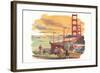 Golden Gate Bridge-null-Framed Art Print