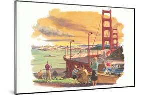 Golden Gate Bridge-null-Mounted Art Print
