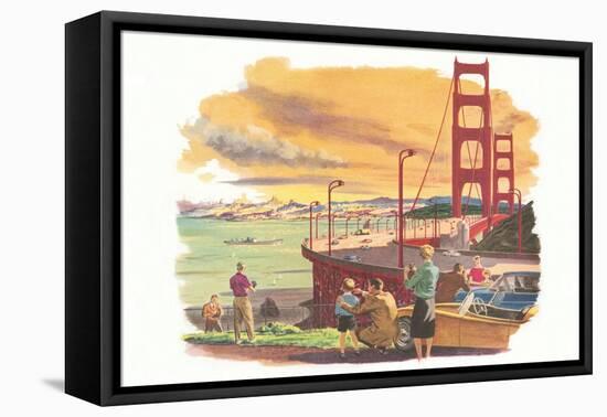 Golden Gate Bridge-null-Framed Stretched Canvas