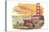 Golden Gate Bridge-null-Stretched Canvas