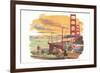 Golden Gate Bridge-null-Framed Premium Giclee Print