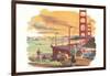 Golden Gate Bridge-null-Framed Art Print