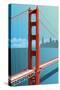 Golden Gate Bridge-Nikola Knezevic-Stretched Canvas
