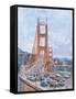 Golden Gate Bridge-Stanton Manolakas-Framed Stretched Canvas