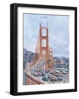 Golden Gate Bridge-Stanton Manolakas-Framed Giclee Print