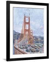 Golden Gate Bridge-Stanton Manolakas-Framed Giclee Print