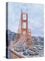 Golden Gate Bridge-Stanton Manolakas-Stretched Canvas