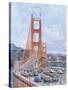 Golden Gate Bridge-Stanton Manolakas-Stretched Canvas