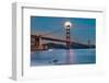 Golden Gate Bridge-Lee Sie-Framed Photographic Print