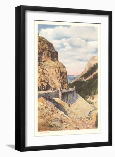 Golden Gate Canyon, Yellowstone-null-Framed Art Print