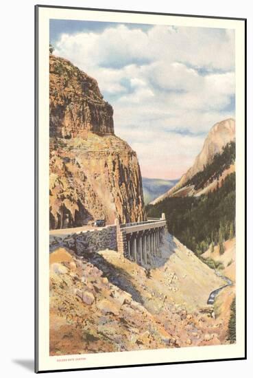 Golden Gate Canyon, Yellowstone-null-Mounted Art Print
