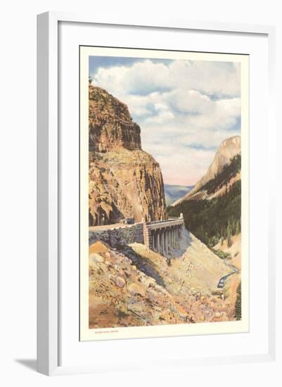 Golden Gate Canyon, Yellowstone-null-Framed Art Print