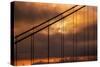 Golden Gate Detail and Muted, Northern California-null-Stretched Canvas
