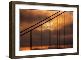 Golden Gate Detail and Muted, Northern California-null-Framed Photographic Print