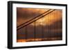 Golden Gate Detail and Muted, Northern California-null-Framed Photographic Print