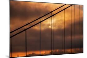 Golden Gate Detail and Muted, Northern California-null-Mounted Photographic Print